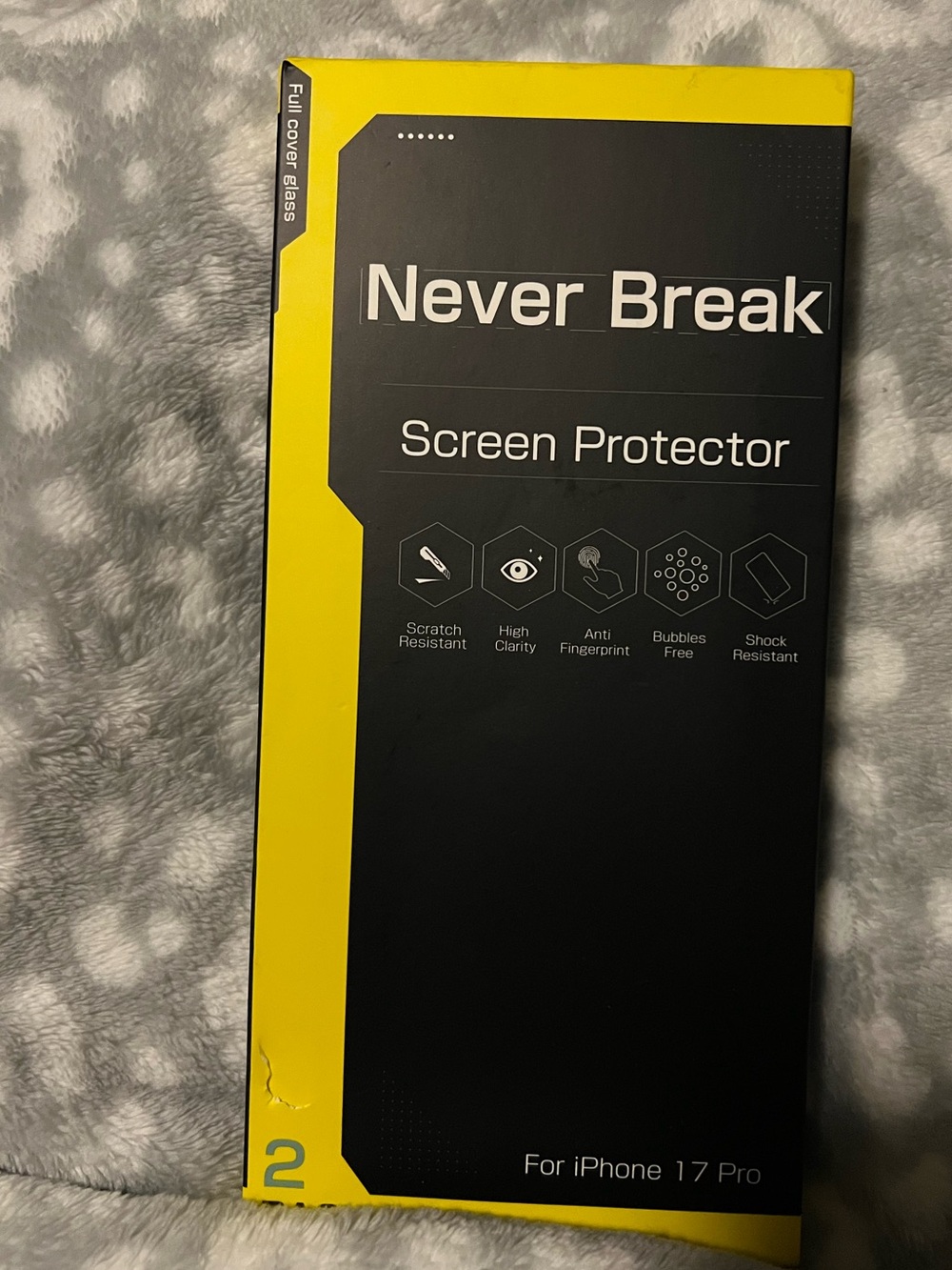 iPhone 17 Pro screen protector 2-Pack Screen Protector for iPhone 17 Pro